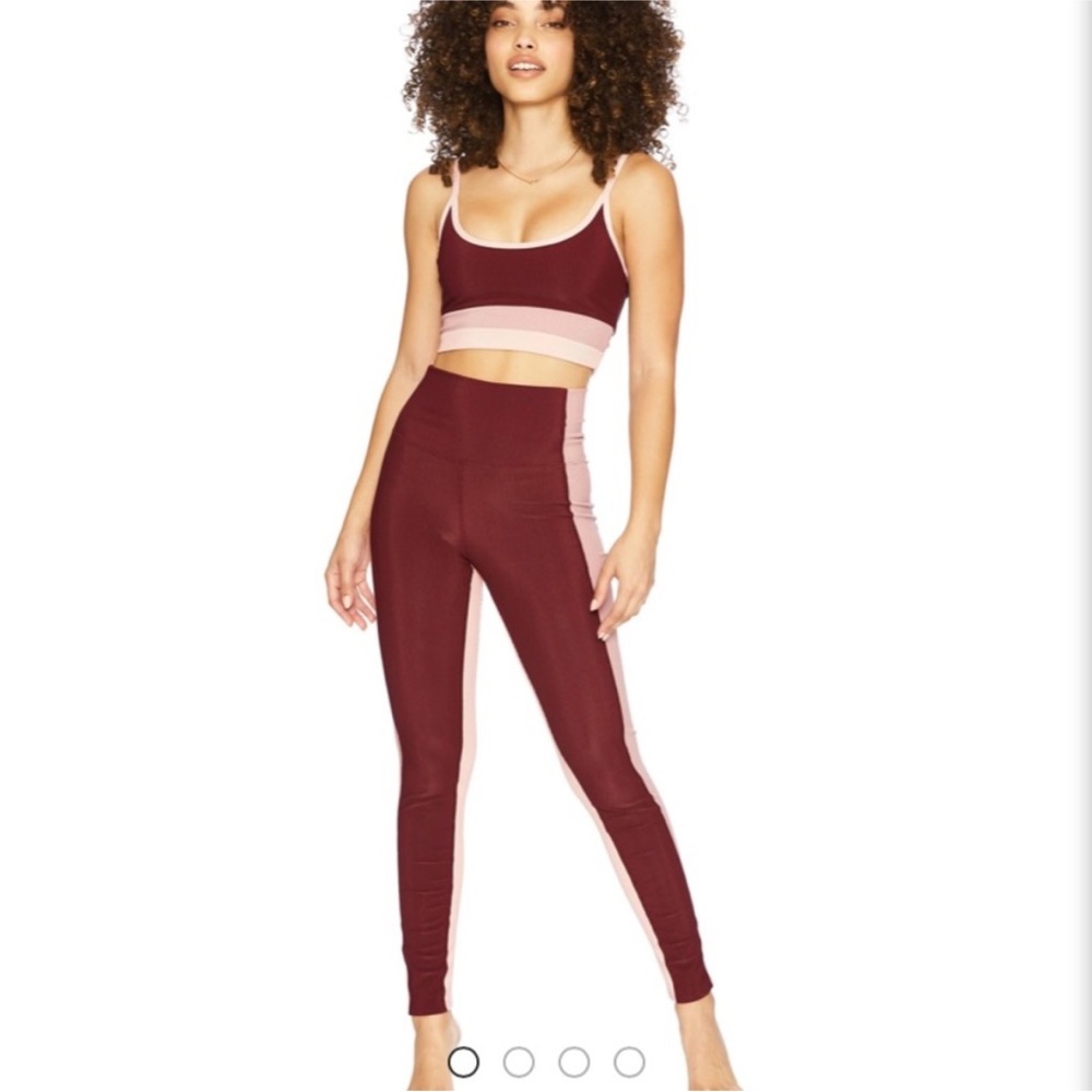 Beach Riot Burgundy and Pink Sports Set